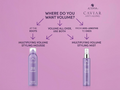 Alterna Caviar hair product guide on a purple background with two bottles shown.