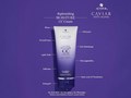 Alterna Caviar Anti-Aging Replenishing Moisture CC Cream tube on a purple background