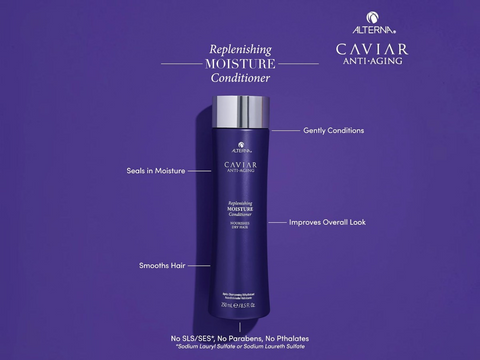 Alterna CAVIAR Replenishing Moisture Conditioner for Dry Hair - Sulfate Free 250mL