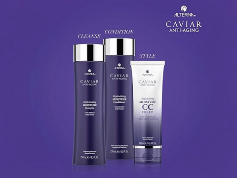 Alterna CAVIAR Replenishing Moisture Shampoo for Dry Hair - Sulfate Free 250mL
