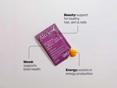 Altrient vitamin B complex nutritional information label