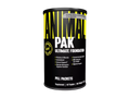Black and yellow supplement container labeled 'Animal Pak Ultimate Foundation' on a white background