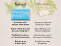 Australian Botanical Soap packaging with product details on a white background
