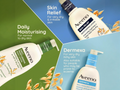Aveeno Daily Moisturising Body Cream with Oat & Greek Yogurt - 300ml variants.