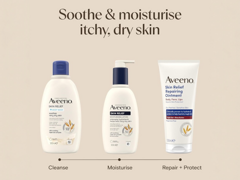 Aveeno Skin Relief Moisturising Lotion with Triple Oat & Shea - 300ml Pump