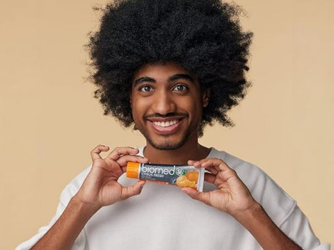 BIOMED Citrus Fresh Natural Toothpaste - Fluoride Free 97%