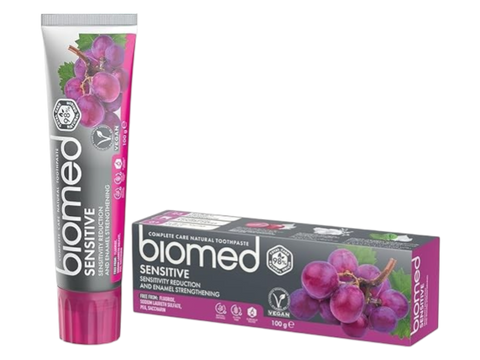 BIOMED Gentle Care Toothpaste tube & box, 98% Natural, 100g.