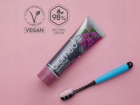 BIOMED Gentle Care Toothpaste - 98% Natural with Hydroxyapatite