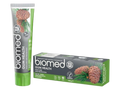 BIOMED Herbal Mint 98% Natural Toothpaste tube & box, 100g, on a clean background.