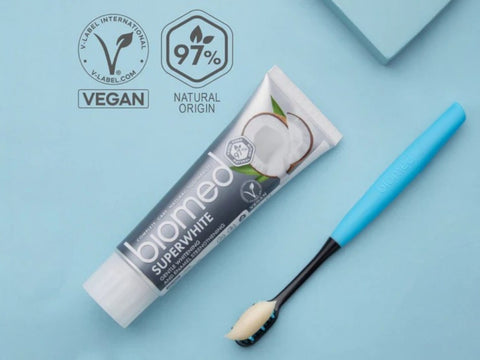 BIOMED Superwhite Natural Toothpaste - Coconut Flavour 97% Natural