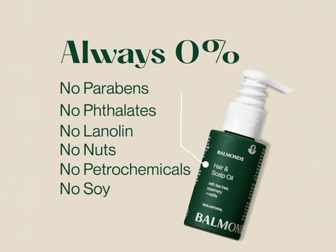 How to Use: Balmonds Hair & Scalp Oil - 50ml