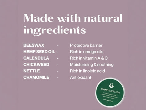 Balmonds Skin Salvation ingredients