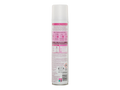 Hair spray can with label on a white background