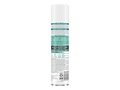 Clear bottle with green label on a white background