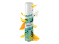 Batiste Original hair spray bottle with orange slices and flowers on a white background