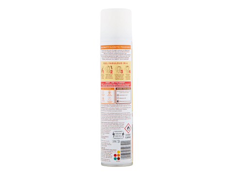  Aerosol can with a label on a white background