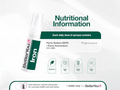 Supplement facts and critical warning for BetterYou Iron Spray.