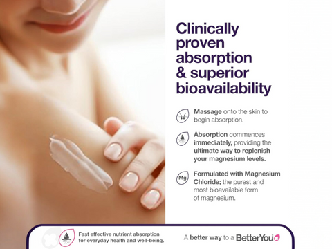 BetterYou Magnesium Body Lotion with Lavender & Chamomile - 180ml