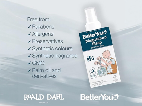 BetterYou Magnesium Kids Body Spray with Lavender - 100ml