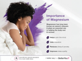 BetterYou Magnesium Max 3-in-1, Natural Cocoa Powder - 160g