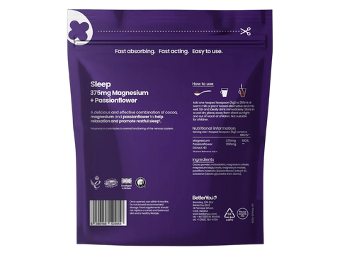 Product barcode for BetterYou Magnesium Powder 160g.