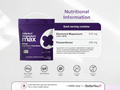 Nutrition info and ingredients for BetterYou Magnesium Powder.