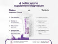 BetterYou Magnesium Sleep Bath Flakes with Lavender - 1kg versus tablets