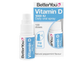 BetterYou Vitamin D3 1000 IU Oral Spray bottle & box, 15ml.
