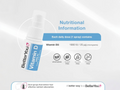 Supplement facts for BetterYou D3 1000 IU Spray.
