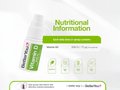 Supplement facts for BetterYou D3 Spray.