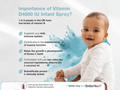 BetterYou Vitamin D 400 IU Infant Oral Spray, Flavour Free - 15ml