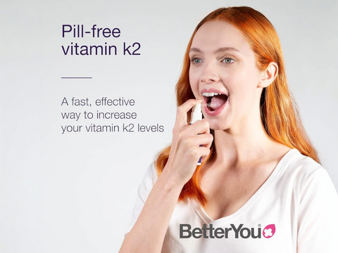 How to Use: BetterYou K2 oral spray in use.