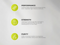Infographic detailing the benefits of creatine on a gray background