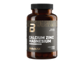 Bottle of Calcium Zinc Magnesium supplement with BiotechUSA label on a white background
