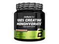 BiotechUSA 100% Creatine Monohydrate supplement bottle on a white background