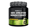 BiotechUSA 100% Creatine Monohydrate supplement container on a white background