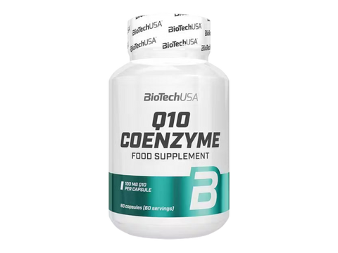 BiotechUSA Q10 Coenzyme supplement bottle on a white background
