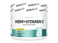 BiotechUSA MSM + Vitamin C food supplement container on a white background