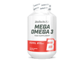 BiotechUSA Mega Omega 3 supplement bottle on a white background