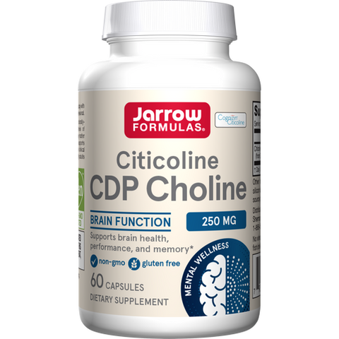 Jarrow Formulas Citicoline (CDP Choline) 250 mg – 60-120 Capsules