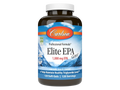 Carlson Elite EPA Gems 1,000 mg EPA Triglyceride Support 120 Softgels front bottle packaging showing product name and branding