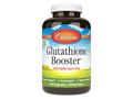 Carlson Glutathione Booster Alpha Lipoic Acid + Antioxidant Complex 180 Capsules front bottle packaging showing product name and branding