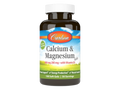Carlson Labs Calcium & Magnesium Gels 400 mg Calcium 200 mg Magnesium + Vitamin D3 Soft Gels front bottle packaging showing product name and branding