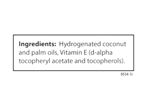 Carlson Labs Key-E Suppositories Vitamin E Soothing Inserts supplement facts and ingredient information panel
