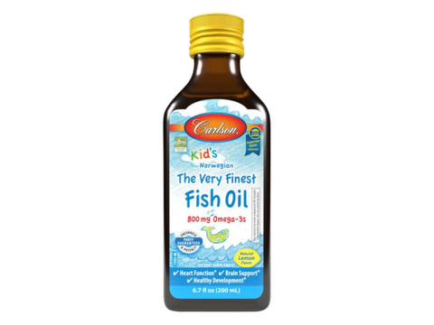 Carlson Labs Kid's Norwegian The Very Finest Fish Oil, 800 mg Omega-3s, 200ml
