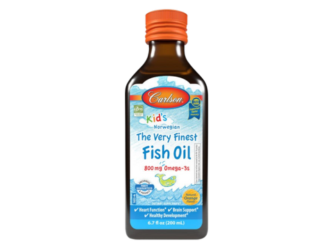 Carlson Labs Kid's Norwegian The Very Finest Fish Oil, 800 mg Omega-3s, 200ml