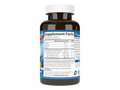 Carlson Labs Maximum Omega 2000 2,000 mg Omega-3s Lemon Flavour Softgels side bottle packaging with key benefits detail