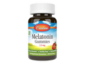 Carlson Labs Melatonin Gummies 2.5 mg Vegetarian Gummies front bottle packaging showing product name and branding