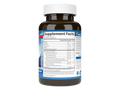 Carlson Labs Omega-3 Salmon Oil Complete 700 mg 180 Softgels side bottle packaging with key benefits detail