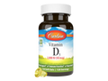 Carlson Vitamin D3 2,000 IU (50 mcg) Bone & Immune Support 360 Softgels close up of softgels next to bottle
